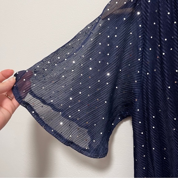 BALTIC BORN Grace Navy Sparkle Gown. Size M - Picture 10 of 16